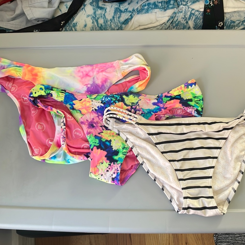 PINK/VS Bathing suit bottom bundle